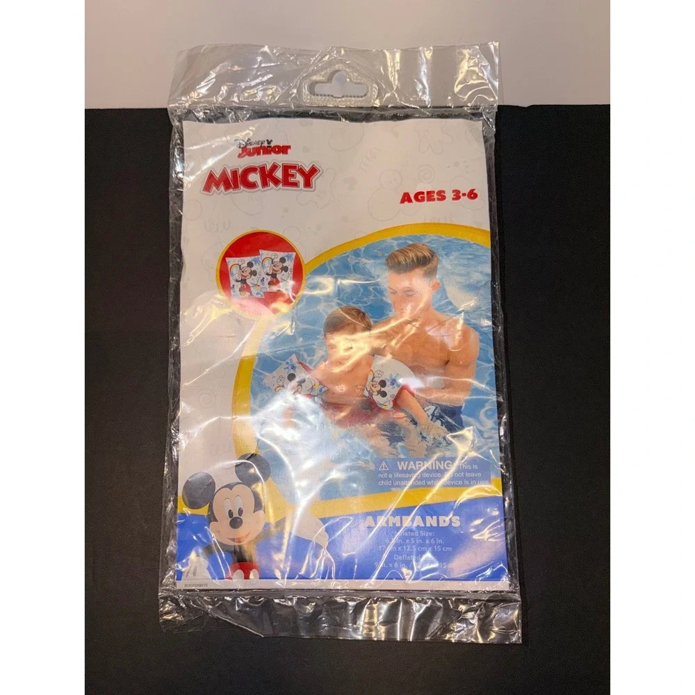 Disney Mickey Mouse Junior Inflatable Armbands Water Wings Bestway Ages 3-6